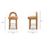Tabouret de bar 26,5 po Fosston-2067485223
