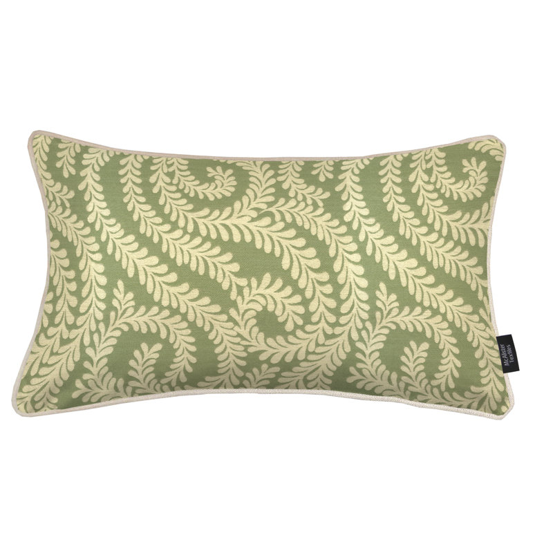 Holoman Floral Square Cushion Cover, 60 x 60cm, Sage Green