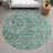 Machine Washable Indoor/Outdoor Chantille ACN2324 Ikat Rug-825047753