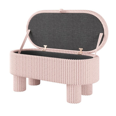 Modern Hidden Storage Ottoman