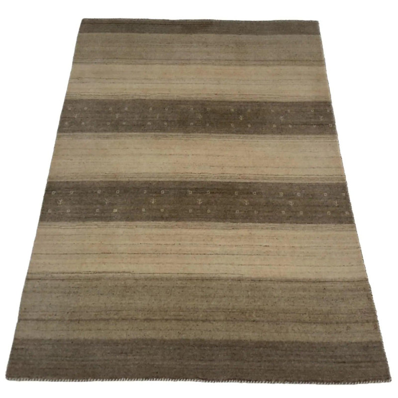 Canvello Hand Made Casual All Over Indo Gabbeh Rug - 3'11'' X 5'11''