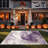 Abstract Purple And White Area Rug, Soft And Lightweight, Suitable For All Seasons, Easy To Maintain And Easy To Clean, Machine Washable Carpet Floor Mat, Living Room, Bedroom, Hallway, Balcony, Patio, Room Decor, Home Decor, Outdoor Decor-283526472