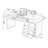 Nut-brown Rectangular Solid + Manufactured Wood with 6 drawers desk-109310389
