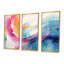Vibrant Waves Miami Sunset III - Waves Wall Art Print Set-1450642959-1450642952