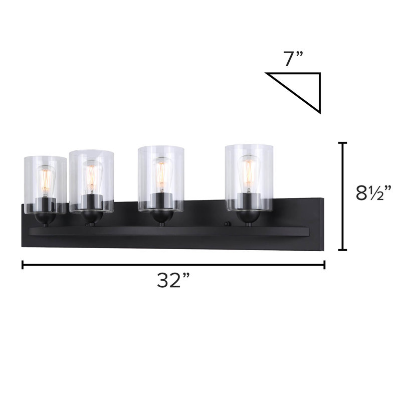 Hinkell 4 - Light Dimmable Vanity Light