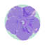 Sous-verres ronds en cuir Hibiscus Wander-119015039