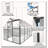6x10 FT Polycarbonate Greenhouse Raised Base and Anchor Aluminum Heavy Duty Walk-in Greenhouses for Outdoor Backyard in All Season-120474060