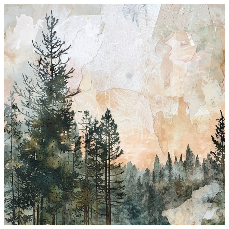 Forest Campfire Scene Blankets, 50in W x 60in H