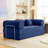Adonia Foldable Three Person Corduroy Fabric Sofa Bed with High-Rebound Density Sponge-1561136076-1572568166