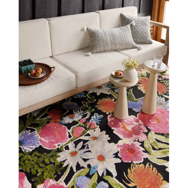 Loloi Botanical Black / Multi Area Rug