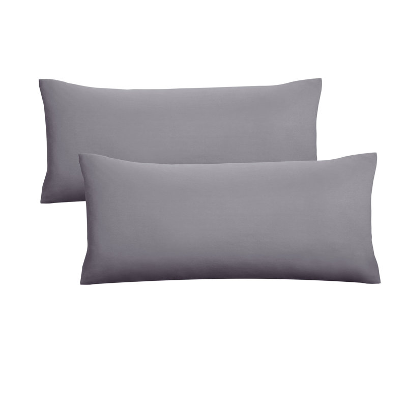 100% Cotton Pillowcase, Dark Grey
