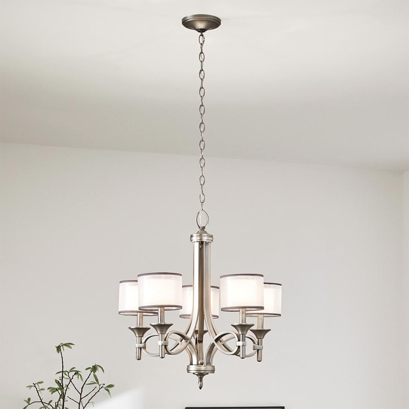 Eisen 5-Light Shaded Chandelier