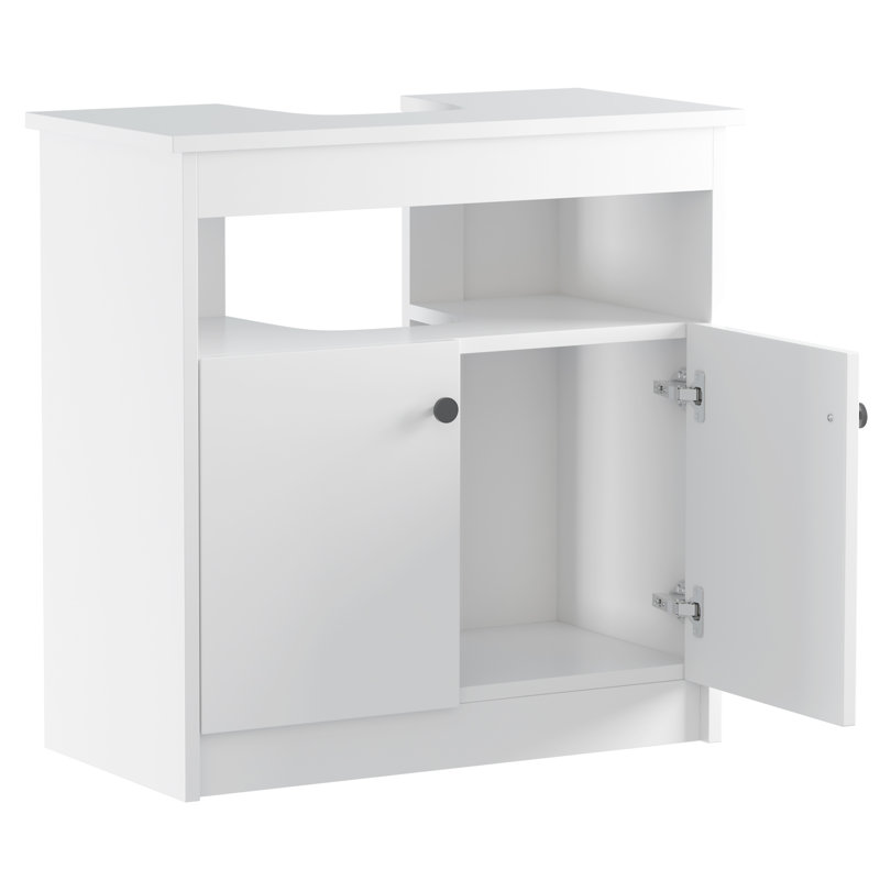 30cm Single Bathroom Vanity Base Only, White