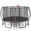 Trampoline citrouille 16 pi - noir et rouge | Plaisir en plein air pour les enfants dans la cour familiale