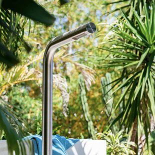 Pulsar Freestanding Outdoor Shower with Hand Shower
