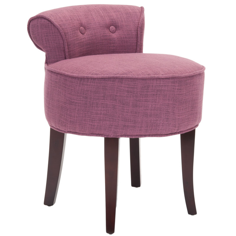 Abordale Solid Wood Accent Stool, Rose