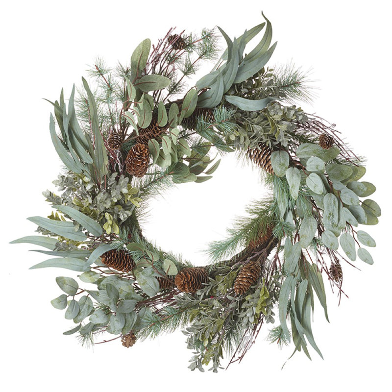 Faux Fir Polyester 70cm Wreath