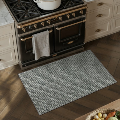Machine Washable Non-Slip Anti-Fatigue Textured Kitchen Mat