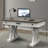 Kelsie-Mae Adjustable Solid Wood Top Writing Desk with Power Outlet-50305737