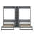 Dual Murphy Beds With Cabinets And Shelves-413149470