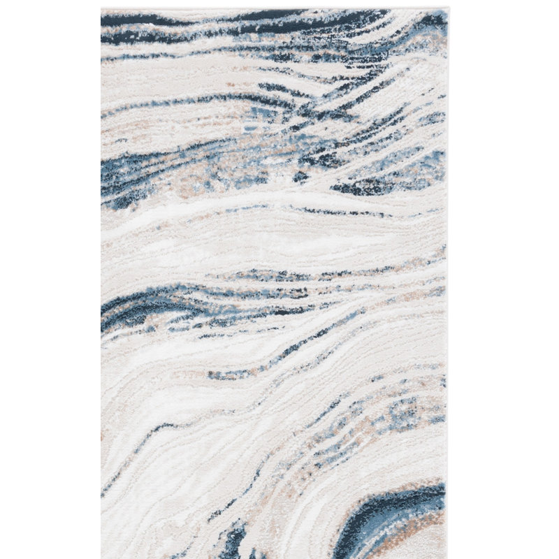 Yusef Performance Abstract Rug, Square 6'7"