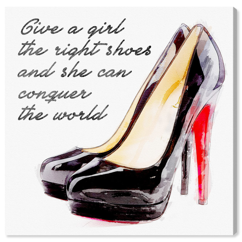 «The Right Shoes V2», impression sur toile, H 30 po x l 30 po