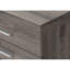 Classeur 3 pièces, rangement de bureau, stratifié brun, taupe d'aspect contemporain, support