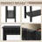Fir Veneer Entry Way Table, Modern Console Table With3 Drawers & Solid Legs-545286080