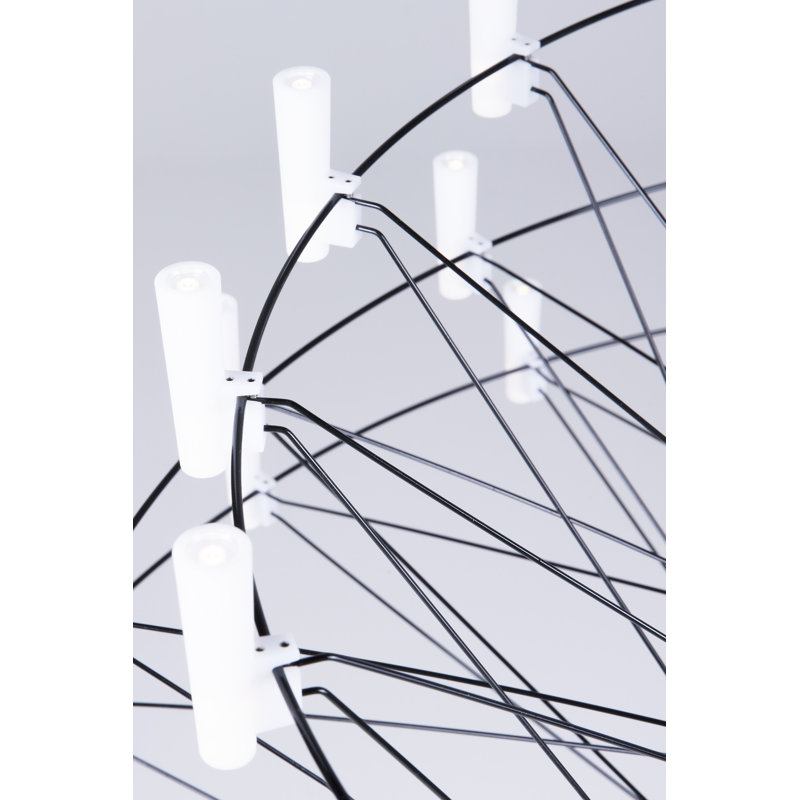 Coppélia LED Chandelier, Small, Black