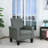 Alrun Upholstered 29" Wide Faux Leather Armchair-1791650740