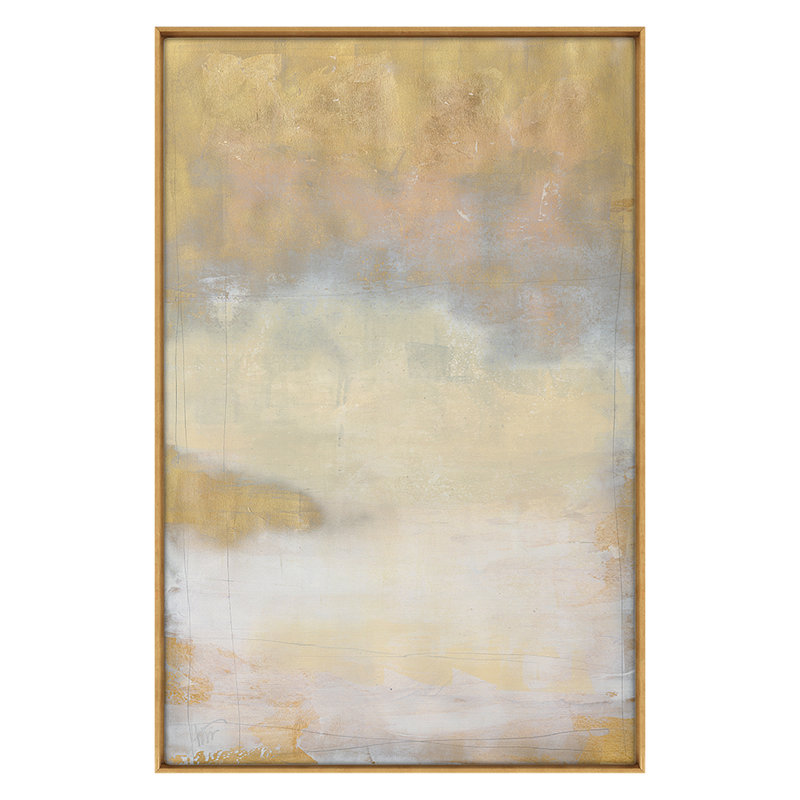 Gold Bar 1 Print by Harris, Maeve, Gold Framed, 44" H x 29" W