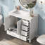 Ensemble de meuble-lavabo simple 36,01 po avec plateau en bois manufacturé Simmo