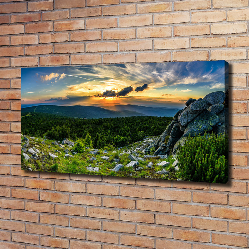 Mountain Panorama - Wrapped Canvas Print