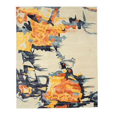 Hand Tufted Wool Geometric Area Rug