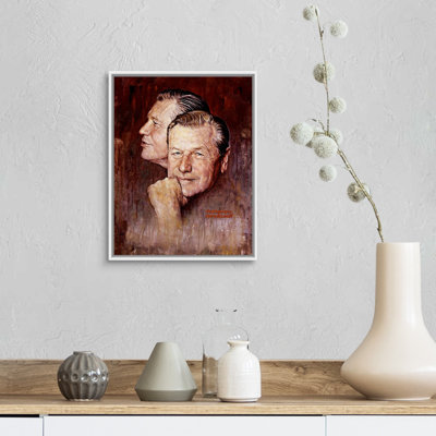 Portrait of Nelson A. Rockefeller, art mural sur toile