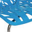 Chaises d'appoint empilables avec dossier à découpes florales et pieds en acier inoxydable - sièges de cuisine, de restaurant ou de banquet modernes-21376067-129679203