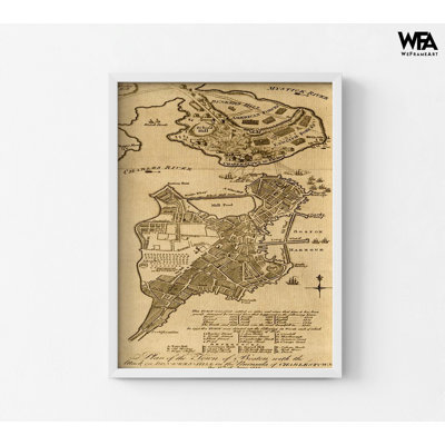 «Attack On Bunker Hill Boston», impression de Bunker Hill, art de l'histoire des États-Unis, impression d'affiche aux États-Unis, décoration murale de bureau, idées de chambre d'amis