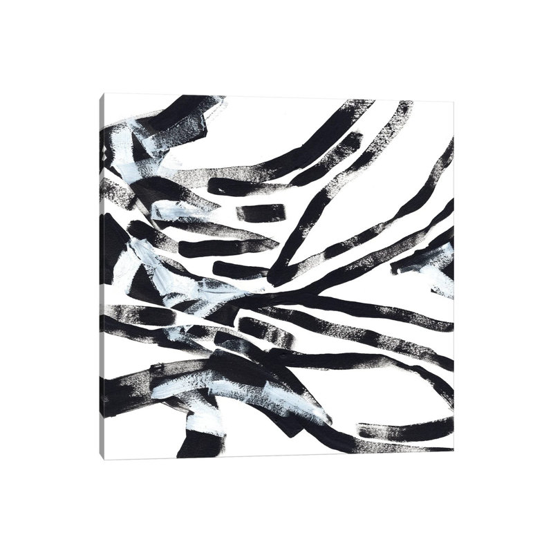 Onyx Code II by June Erica Vess - Wrapped Canvas Painting, 66.04 cm H x 66.04 cm W x 1.91 cm D