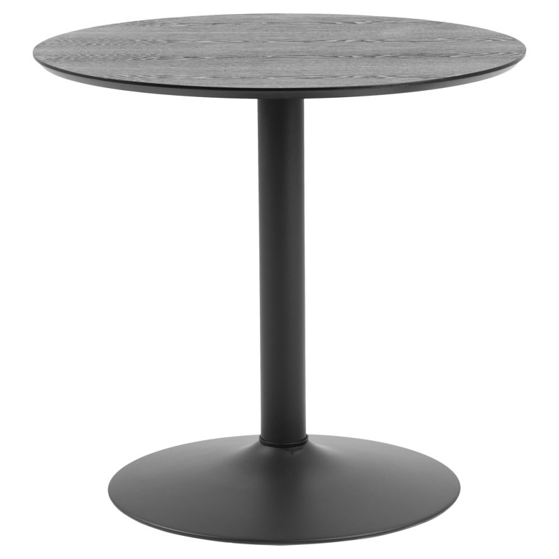 Ickes Round Metal Base Dining Table, 75cm H x 80cm L x 80cm W