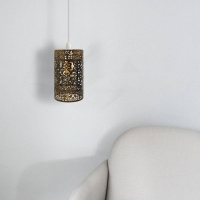 60.96cm H Metal Drum Ceiling Fan Bowl Shade ( Uno )