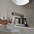 ALPHAUCET Centerset Two-Handle Pull-Out Sprayer Bathrrom Faucet in Gun Gray-117791887
