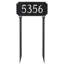 Princeton 1-Line Lawn Address Sign-1387156336