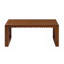 Table basse rectangulaire en bois massif 48 po avec bords festonnés Leidesdorff-136870208