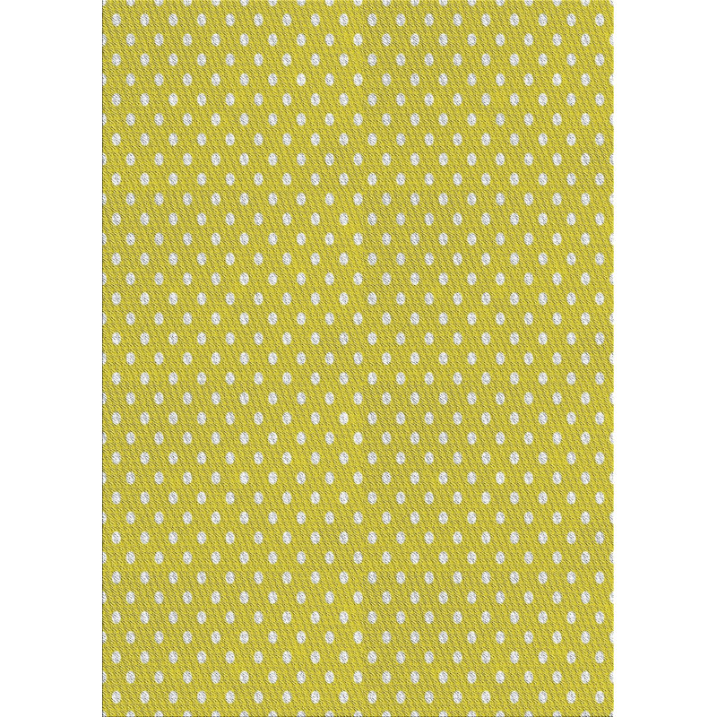 Tapis jaune en laine touffeté à la main Bock