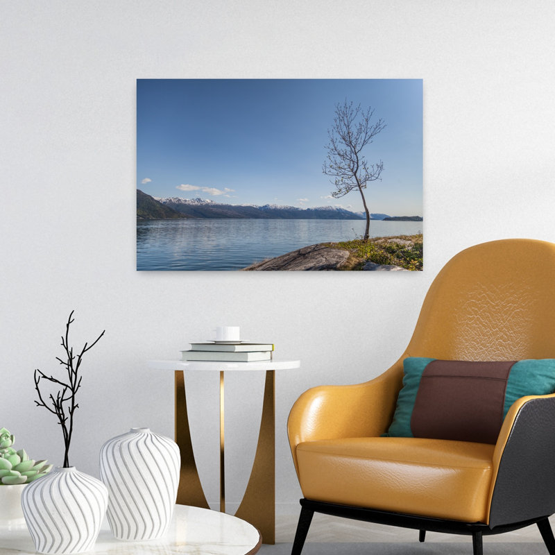 Art contemporain contemporain, paysage de forêt abstrait, H 16 po x l 24 po