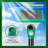 Green Low Voltage Solar Powered Integrated LED Animal Repeller Pack(Set of 4)