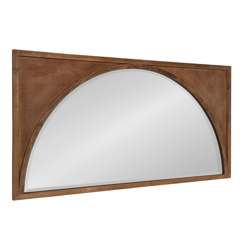 Miroir biseauté moderne et contemporain Abie, Brun
