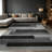1PC Geometric Neutral Tone Gray Black Striped Modern Minimalist area rugs for Living Room, Soft and Comfortable, Suitable for all seasons, easy-to-maintain, machine washable Indoor floor mat, Under Table Farmhouse suitable for dining room, bedroom,-1117186517