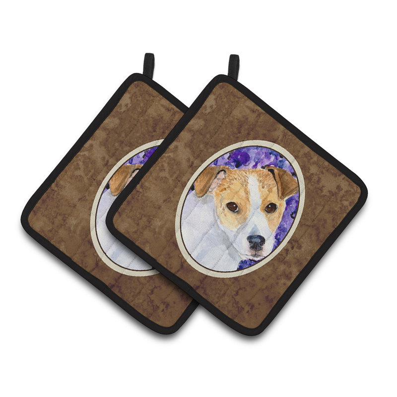 Caroline's Treasures Jack Russell Polyester Potholder