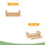 Lit plateforme simple avec tiroirs et lit gigogne, lit de jour en bois massif, sans sommier-166152974